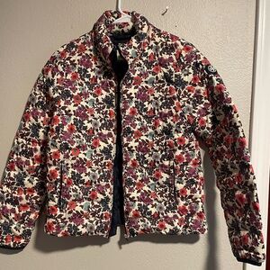 Tory Burch Floral Puffer Jacket